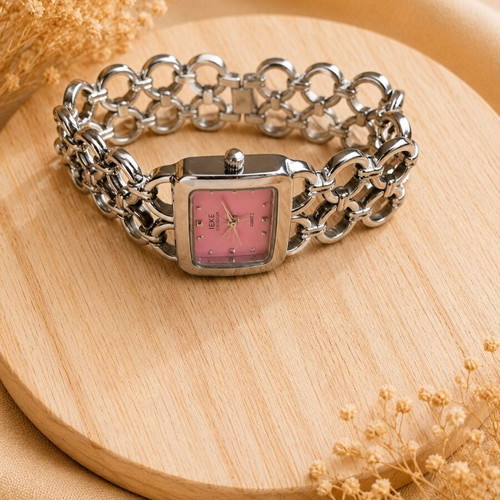Ieke women's watch silver bracelet vintage style used