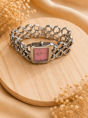 Ieke women's watch silver bracelet vintage style used