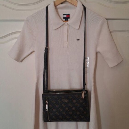 Tommy Hilfiger Jeans dress short-sleeve white new with tag
