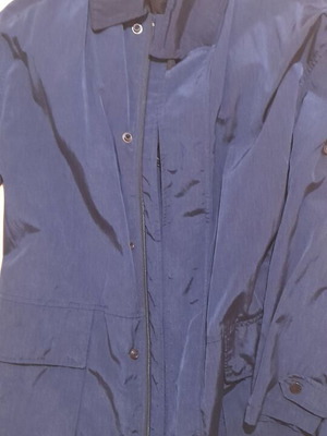 Trussardi sport blue trench coat used