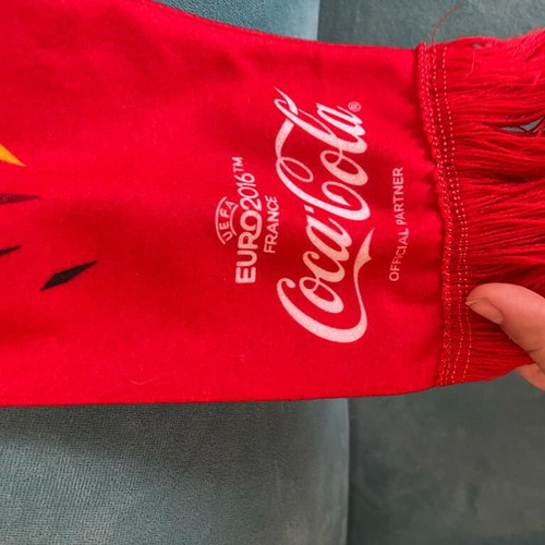 Deutschland Germany UEFA Euro 2016 Coca Cola scarf like new