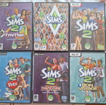 Sims PC games like new, complete set
