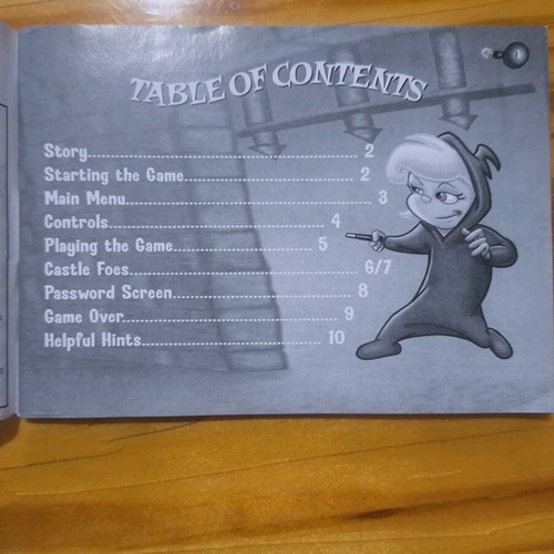 Wendy: Every Witch Way original manual Game Boy Color like new