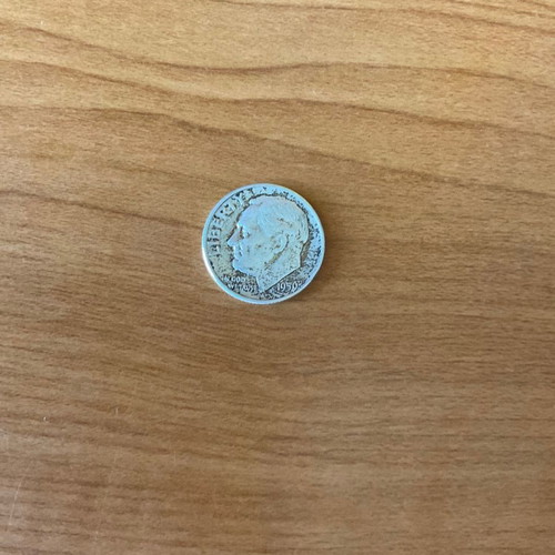 Silver dime used from 1959 and 1897