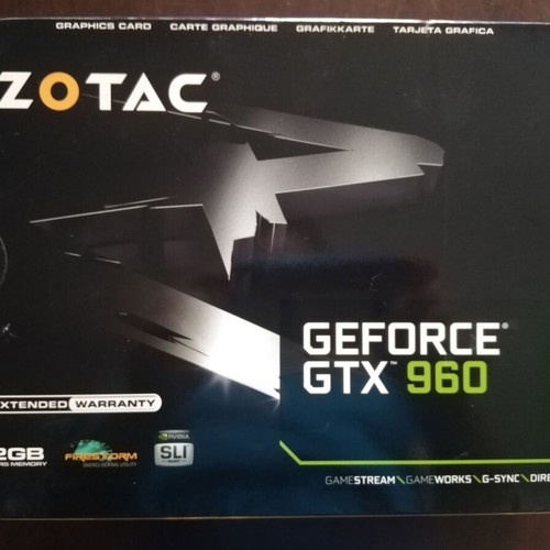 Zotac GeForce GTX 960 graphics card, 2GB DDR5