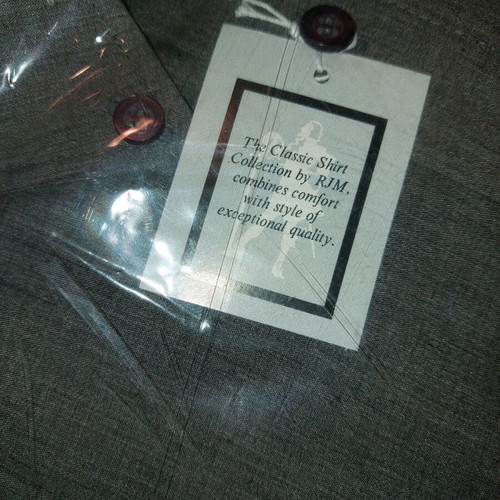 Classic gray large long sleeve shirt new