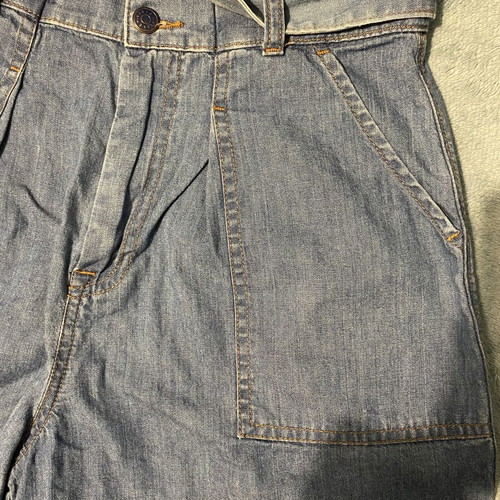 Sisley women's denim shorts like new, size M/38, blue