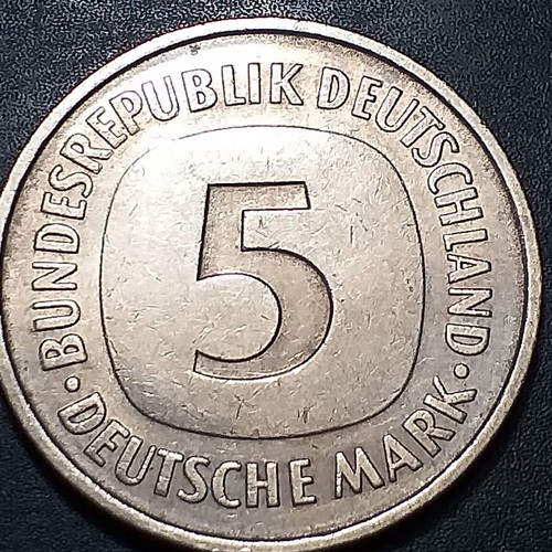 Set of 6 used old coins from Germany and Australia