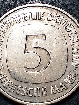 Set of 6 used old coins from Germany and Australia