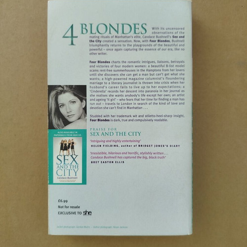 4 Blondes by Candace Bushnell used book in English
