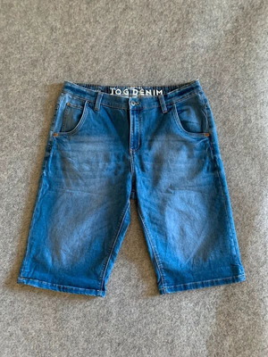 C&A Jean shorts used, size S, blue with adjustable waist