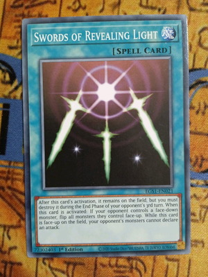 Swords Of Revealing Light continuous spell card like new