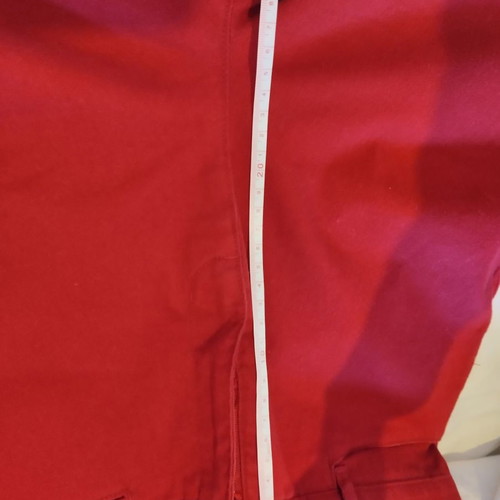 Talbots red cotton pants small used