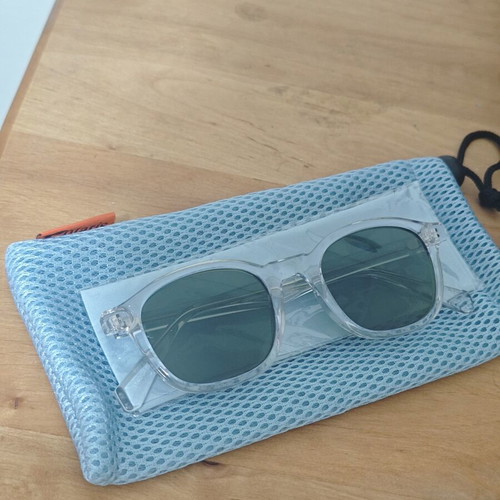 Polaris POL045 C20 sunglasses with transparent frame, like new