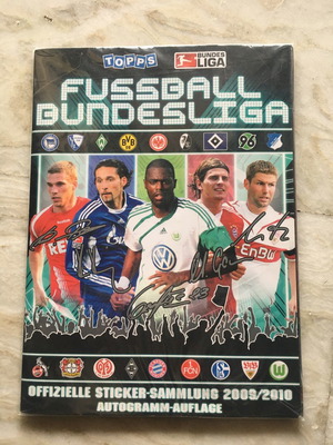 Άλμπουμ Μπουντεσλίγκα ποδόσφαιρο Topps 2008-9 πλήρης συμπληρωμένο άριστη κατάσταση!