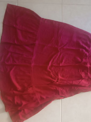 Maxi skirt medium size, like new, burgundy cherry color