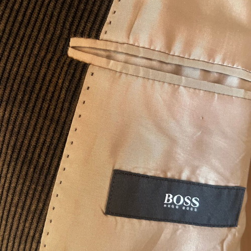 BOSS (Hugo Boss) men's corduroy blazer, size 60 (XXXL), brown