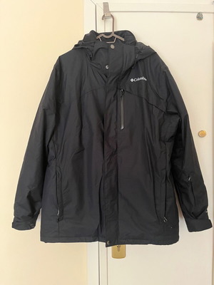 Columbia men's waterproof Last Tracks ski jacket new, black