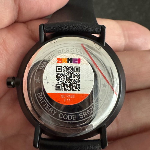 Skmei dress watch 9213 new with black leather strap