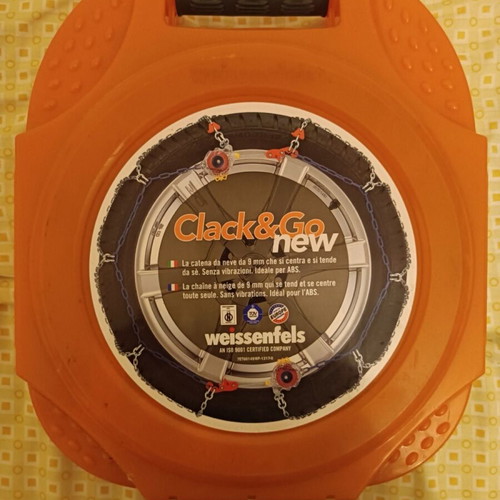 Weissenfels Clack & Go New 9mm anti-slip snow chains new