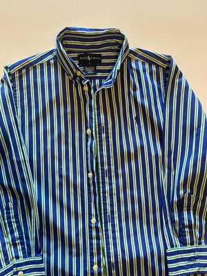 Ralph Lauren boys' long-sleeve striped shirt, size 7