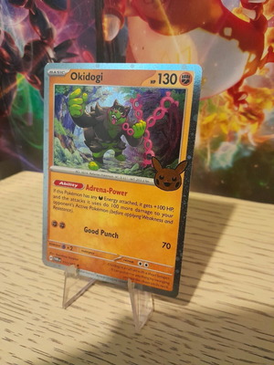 Pokemon карта holo от booster в sleeve