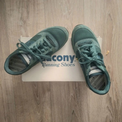 Saucony Jazz Vintage sneakers used, green, size 40