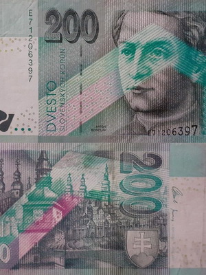 Slovakia 200 Slovenských Korún banknote like new 2006