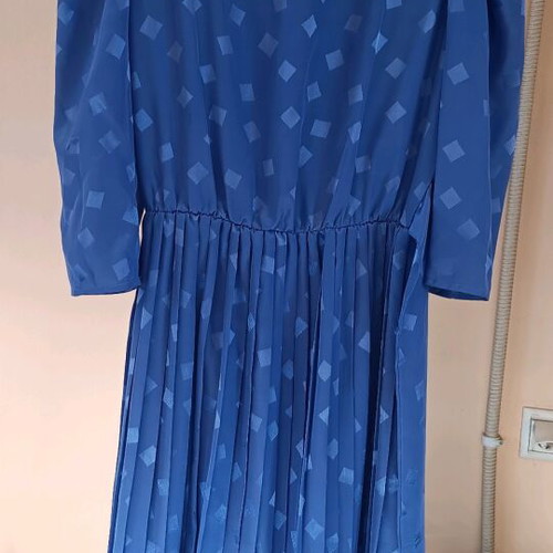 Krizia formal dress Medium like new, blue purple pleated