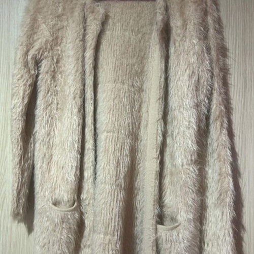 Desiree down jacket new, light pink and beige, size S