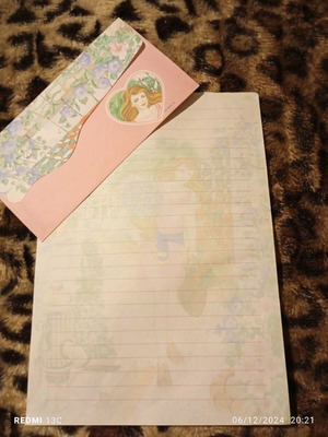 Correspondence used, 1 sheet with envelope