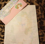 Correspondence used, 1 sheet with envelope