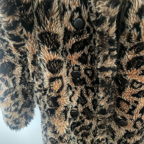 ASOS Ecological Fur like new, beige and brown