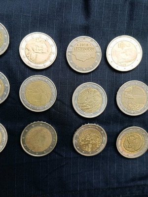 2€ coin collection used