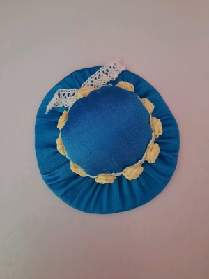 Handmade hat pincushion new, diameter 10cm