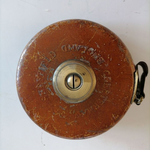 Sheffield Chesterman England 50 ft tape measure used