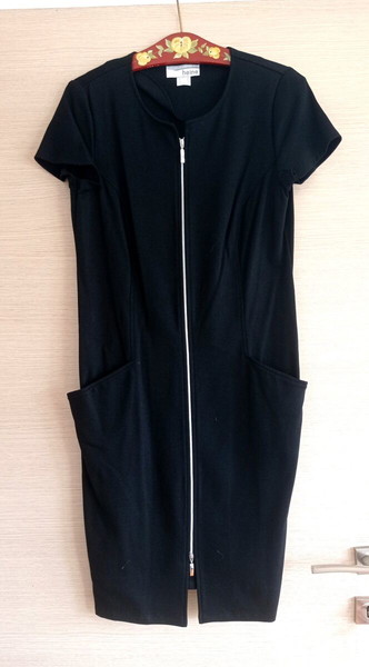 Μαύρο ελαστικό φόρεμα Heine νο 50 XXL plus size