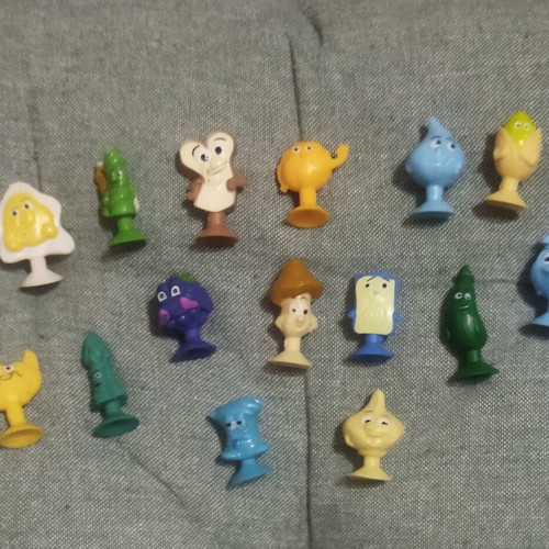 Stikeez fruits and vegetables collection, 15 pieces