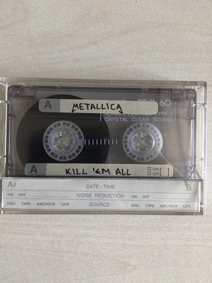 Κασέτα Metallica - Kill ‘Em All χειροποίητη