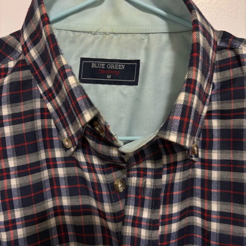 Blue Green shirt size M used in very good condition like new