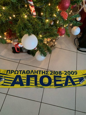 ΑΠΟΕΛ κασκόλ 2008 σαν καινούργιο