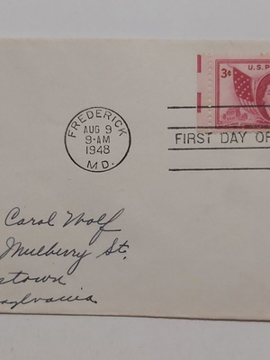 Francis Scott Key 3¢ συλλεκτικός φάκελος πρώτης ημέρας ΗΠΑ 1948
