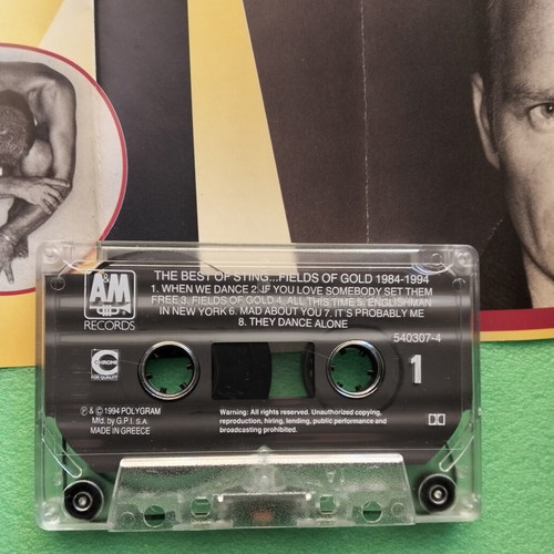 The Best of Sting cassette