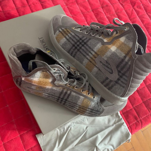 Alberto Guardiani sneakers used, gray, size 45