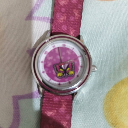 Children's watch used, pink, women's, needs battery