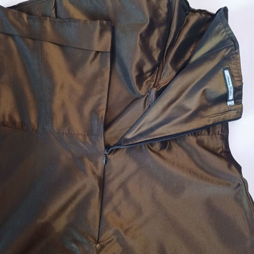 Anna Riska evening dress, khaki bronze green