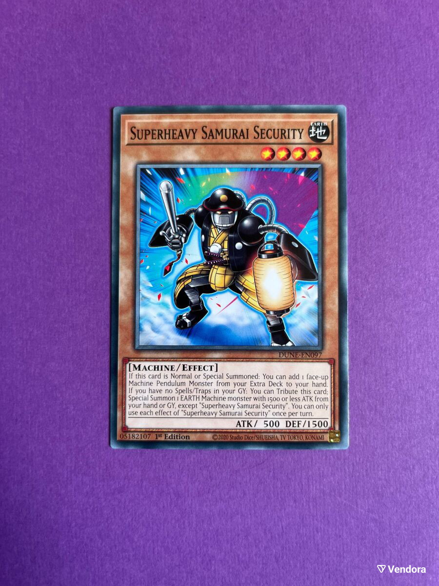 Superheavy Samurai Security Yu-Gi-Oh! -  0,67 - Vendora.cy