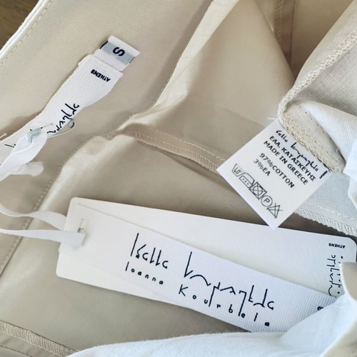 Ioanna Kourbela beige pants, size S