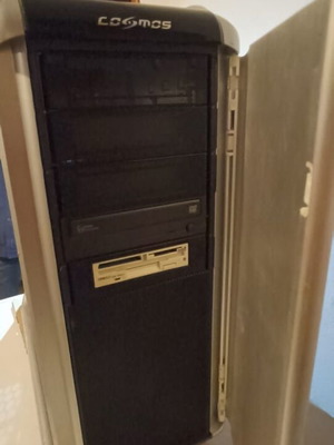 Cooler Master computer tower used with graphics card, power supply, motherboard, cooler