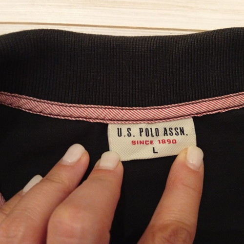 Polo t-shirt large, like new, black women's
